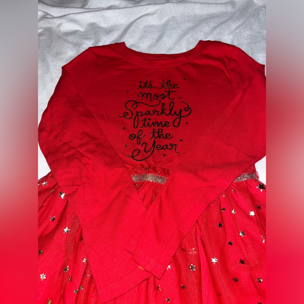 “It’s the most sparkly time of the year”  Cat&jack Christmas Dress  .